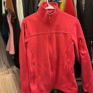 Pink Columbia pink fleece zip up